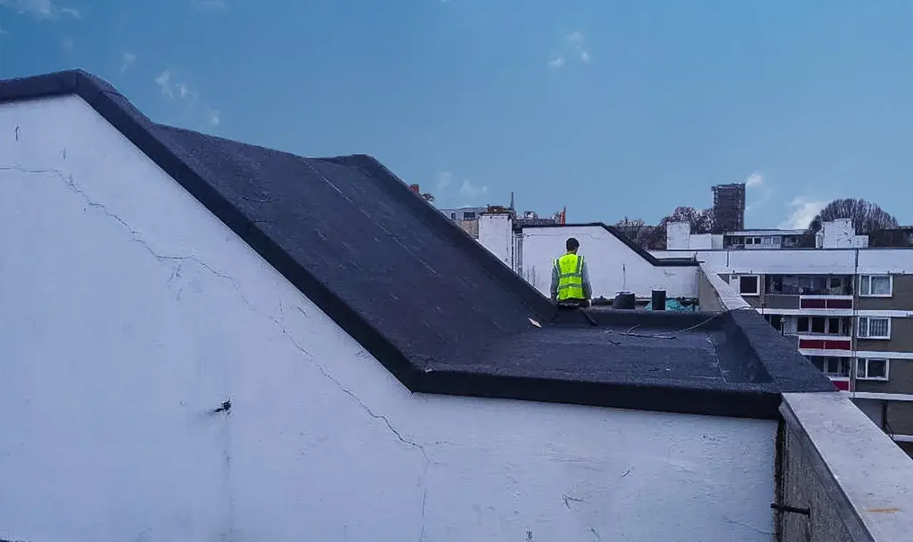 New roof Southampton City Council block