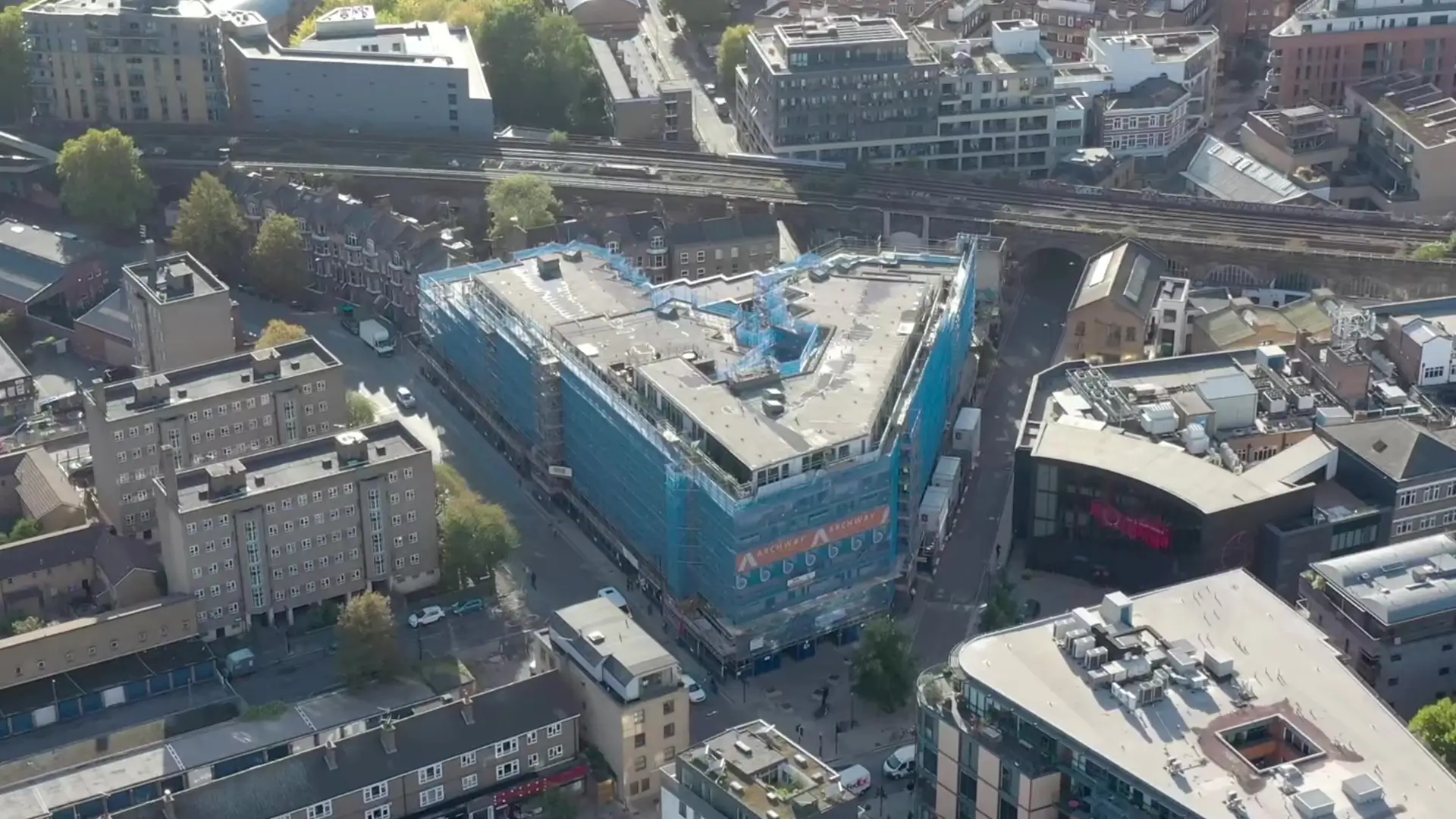 Drone Photo of Webber Street